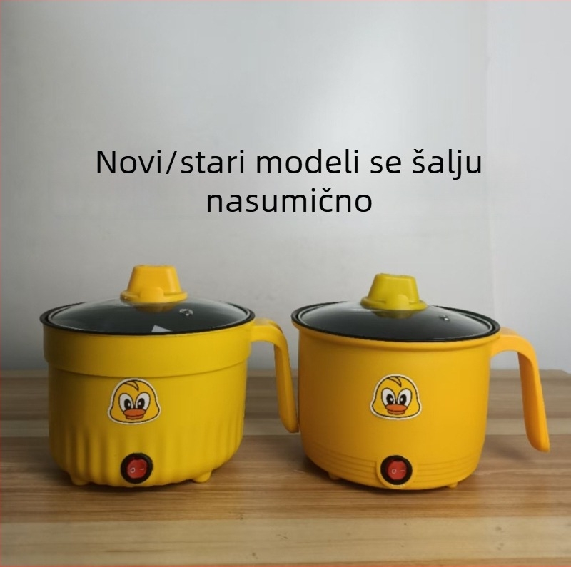 Električna posuda za kuhanje na paru, 450 W, 1.3 L, neprijanjajući unutarnji lonac s nehrđajućim čeličnim premazom, plastično kućište, zaštita od suhog rada