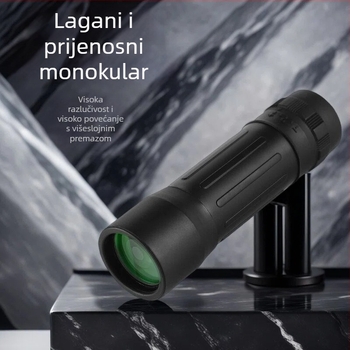 Monokolarni teleskop, 10x povećanje, vidno polje 7,8°, Model: 10X25 Monocular Laobaigan