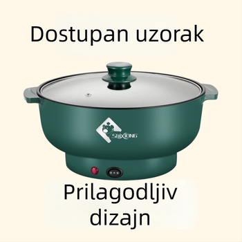 Višefunkcionalni električni lonac za kuhanje s unutarnjim posudom od nehrđajućeg čelika 3–4 L, snaga 801–1000 W, funkcije: para, prženje, kuhanje, regulacija temperature, zaštita od sušenja
