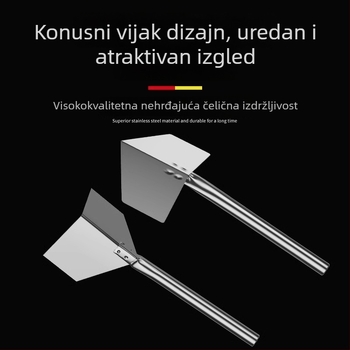 Nerđajući čelični alat za kutove za unutarnje i vanjske zidove – skraper za unutarnje i vanjske kutove te alat za žbukanje, model Putty Scraper, marka Strength.