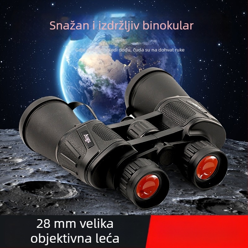 Dalekozori 20x50, 28 mm promjer okulara, visoka rezolucija, široko vidljivo područje, za aktivnosti na otvorenom, Aogu Zhejiang