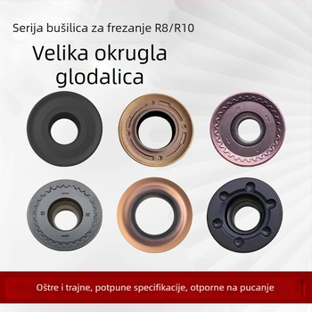 CNC kruzna freza iz Dykay s umetcima RCMT1606, RDMT1605, RCMT2006