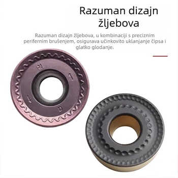 CNC kruzna freza iz Dykay s umetcima RCMT1606, RDMT1605, RCMT2006