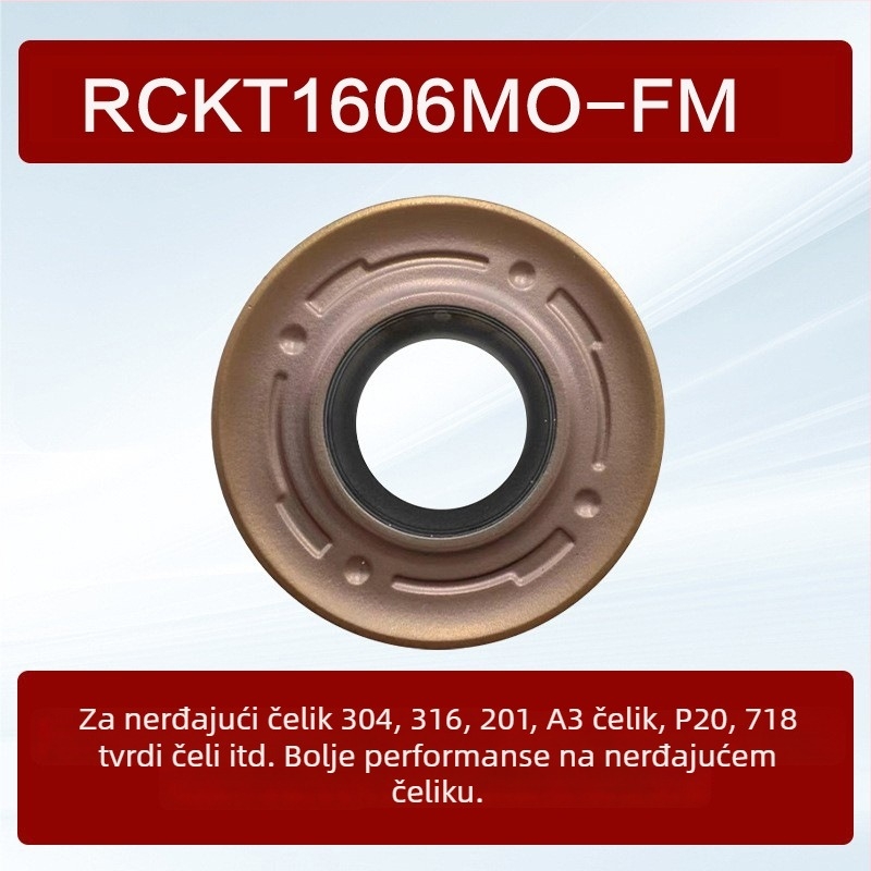 CNC kruzna freza iz Dykay s umetcima RCMT1606, RDMT1605, RCMT2006