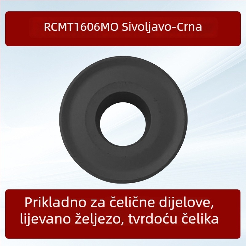 CNC kruzna freza iz Dykay s umetcima RCMT1606, RDMT1605, RCMT2006