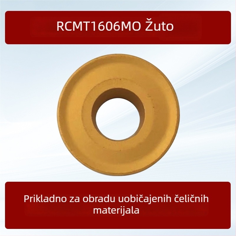 CNC kruzna freza iz Dykay s umetcima RCMT1606, RDMT1605, RCMT2006