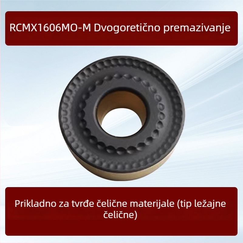 CNC kruzna freza iz Dykay s umetcima RCMT1606, RDMT1605, RCMT2006