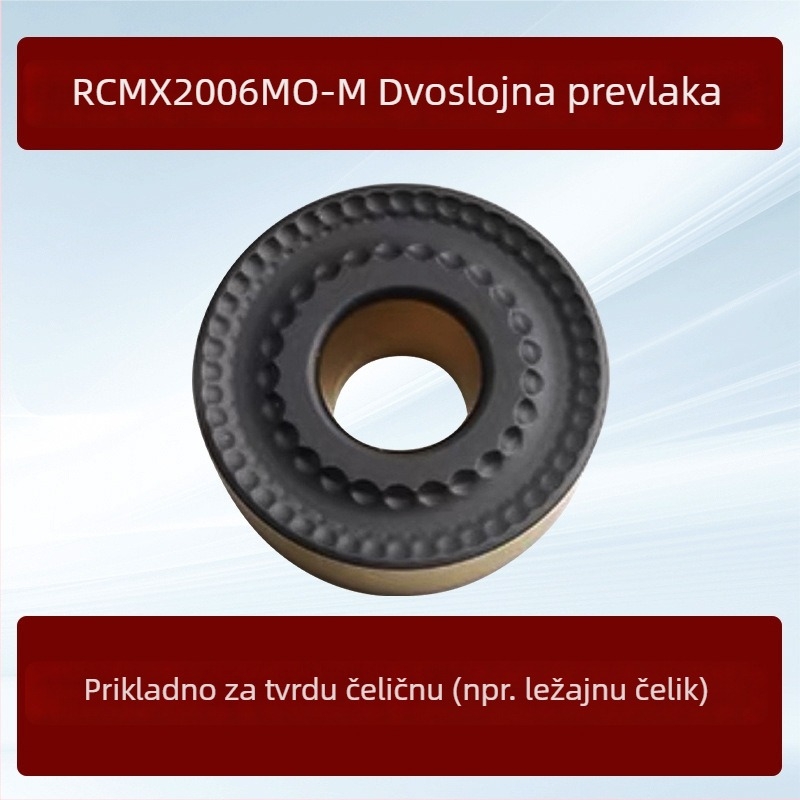 CNC kruzna freza iz Dykay s umetcima RCMT1606, RDMT1605, RCMT2006