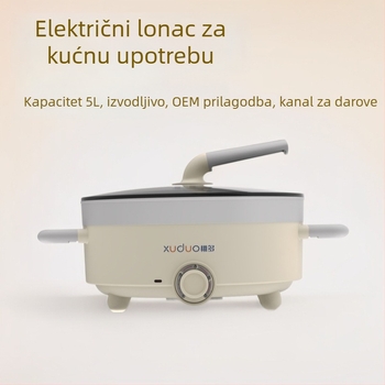 Električni lonac za toplo jelo, kapacitet 4-5 L, snaga 1201-1500 W, plastično kućište, unutarnja posuda od aluminijske legure