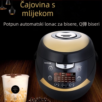 Automatski električni kuhalo za čaj s biserima za trgovine čaja; kapacitet 4,1–6 l; za 5+ osoba; unutarnji protivlijepljivi lonac; upravljanje gumbom; održavanje topline i brz para