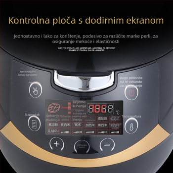 Automatski električni kuhalo za čaj s biserima za trgovine čaja; kapacitet 4,1–6 l; za 5+ osoba; unutarnji protivlijepljivi lonac; upravljanje gumbom; održavanje topline i brz para