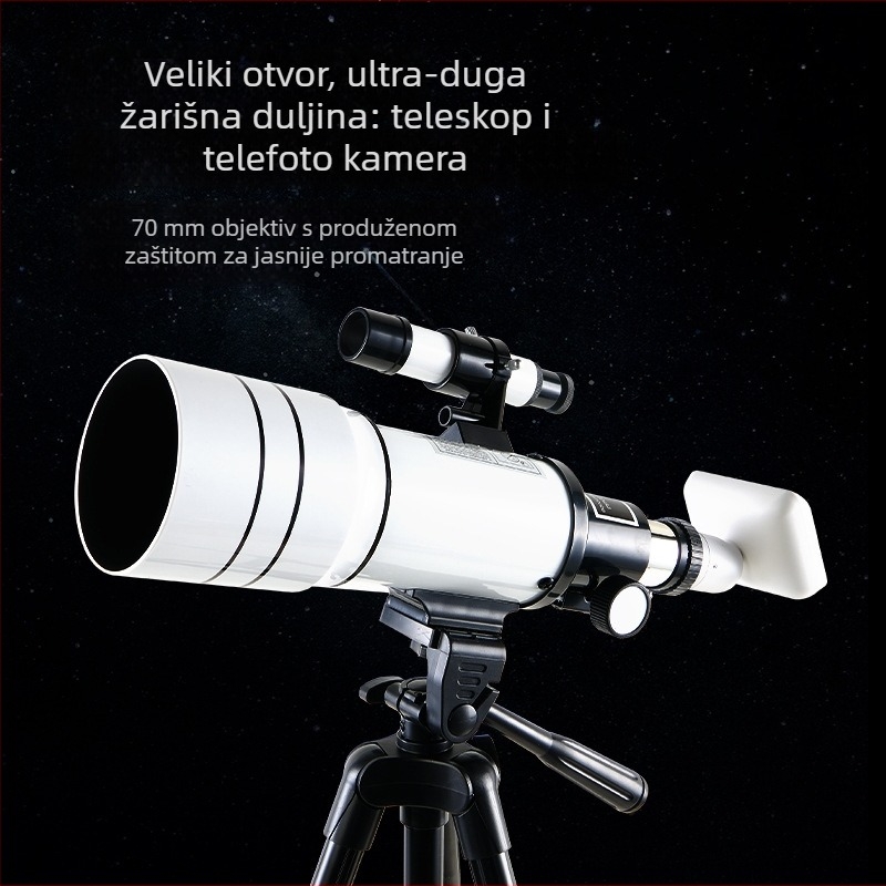 Star Guard 70300 teleskop za astronomiju, veliki zaslon, Wi‑Fi, profesionalno promatranje neba