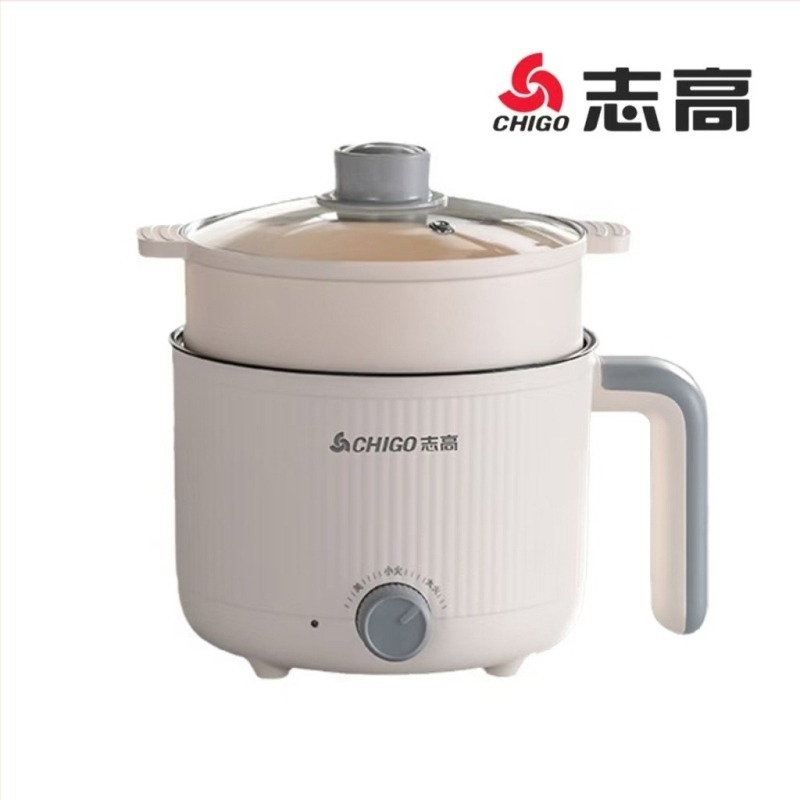 Chigo električna posuda za kuhanje – kapacitet 1,8 L, unutarnji spremnik od nehrđajućeg čelika, grijanje baze, kontrola gumbom, model ZNXG-71