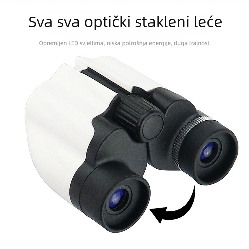 Dječji binokular 10x22 s lancem za nošenje