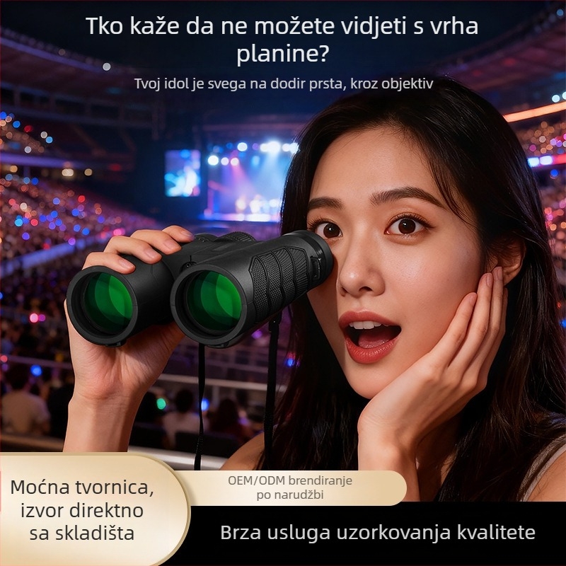 Novi model binokulara s otvorom od 42 mm, 10x povećanjem, kompletan optički sustav