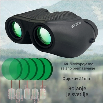 Hurysin/Helisin 7x21 vanjski binokulari, za koncerte, porijeklo Nanyang, bez uvoza