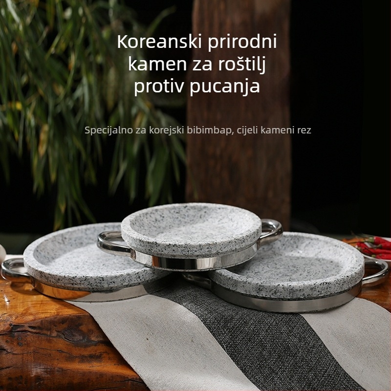 Kamenasti lonac – okruglog oblika, kameni materijal, višefunkcionalan, otporan na visoke temperature