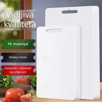 Plastična daska za rezanje za kućnu upotrebu — antibakterijska i otporna na plijesan, kuhinjska daska za voće, PE materijal; br Become deep; lansiranje ljeto 2024; stil moderni minimalistički; funkcije: kućna upotreba, antibakterijska i otporna na plijesan