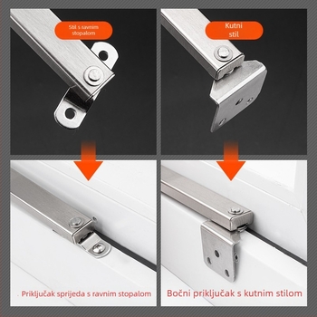 Dinggu Držač prozora od nehrđajućeg čelika – Knob Multi-Gear Wind Brace, Model DGDKFC001