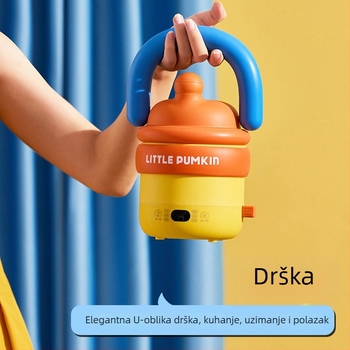 Višenamjensko električno kuhalo i putna šalica, kapacitet do 2 L, unutarnja posuda od nehrđajućeg čelika, kontrola putem gumba, izolirano, za kućanstvo, dom i putovanja