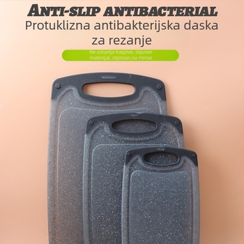 Set od 3 plastičnih dasaka za rezanje s protukliznim površinama, antibakterijske i otporne na plijesan