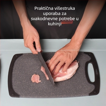 Set od 3 plastičnih dasaka za rezanje s protukliznim površinama, antibakterijske i otporne na plijesan
