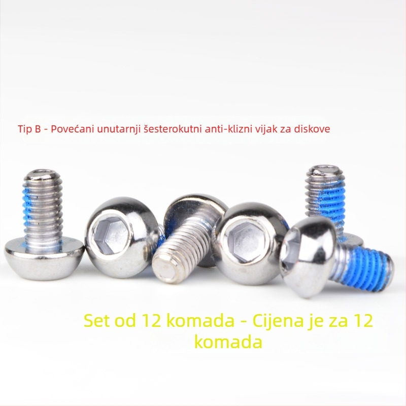 Vijci za disk brzine za planinski bicikl — Torx T25, šesterokutni ugradbeni, HS1/G3, JSHOU BIKE