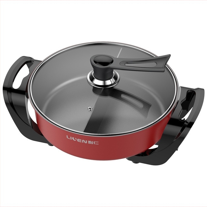 Indukcijski lonac za hot pot, 1200–1500W, 5–6 L, unutarnji lonac od nehrđajućeg čelika, zaštita od sušenja