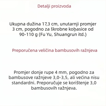 Alat za provlačenje kobasica od nehrđajućeg čelika za početnike — minimalistički dizajn, predstavljen u proljeće 2013