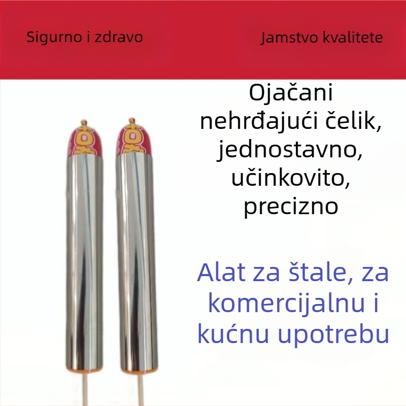 Alat za provlačenje kobasica od nehrđajućeg čelika za početnike — minimalistički dizajn, predstavljen u proljeće 2013