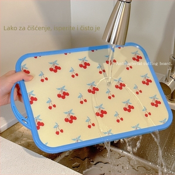 Dvostrana daska za rezanje voća i povrća, hranjiva kvaliteta, antibakterijska, kućna upotreba, materijal TPR+PP
