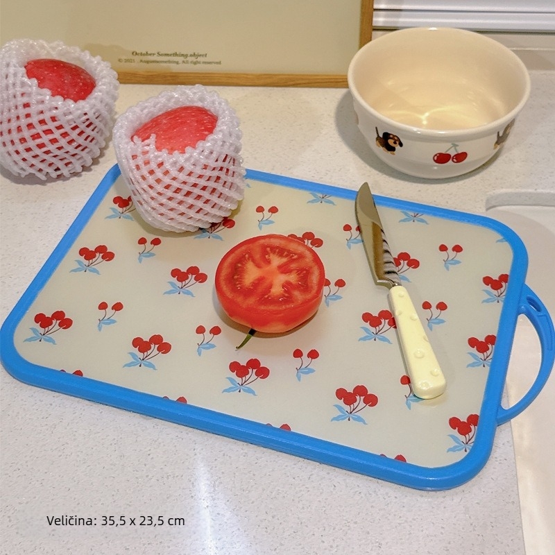Dvostrana daska za rezanje voća i povrća, hranjiva kvaliteta, antibakterijska, kućna upotreba, materijal TPR+PP