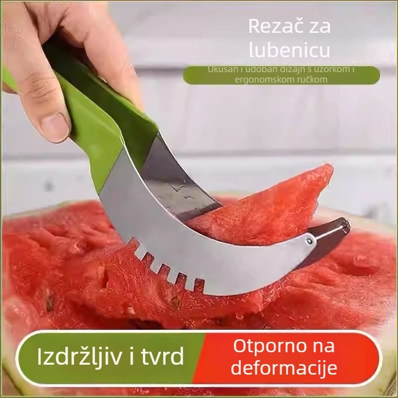 Rezač dinje s plastičnim držačem, moderan minimalistički dizajn, mogućnost prilagodbe, lansiranje 2024
