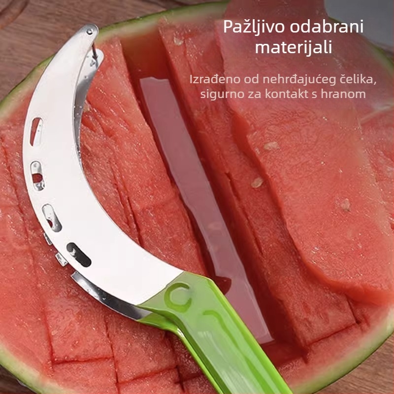 Rezač dinje s plastičnim držačem, moderan minimalistički dizajn, mogućnost prilagodbe, lansiranje 2024