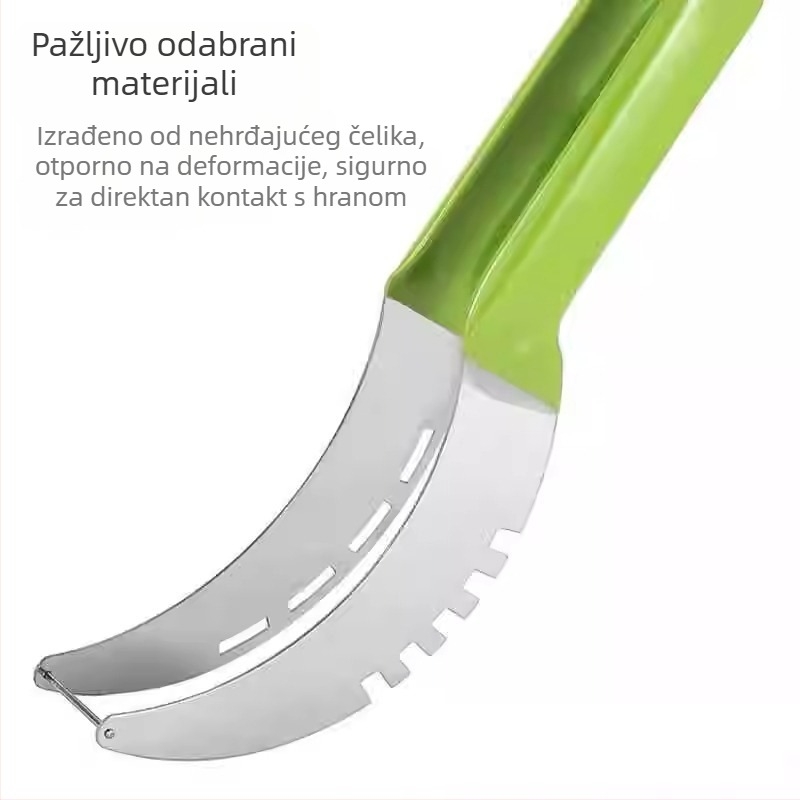 Rezač dinje s plastičnim držačem, moderan minimalistički dizajn, mogućnost prilagodbe, lansiranje 2024