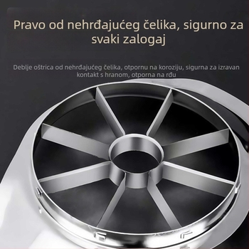 Alat za rezanje jabuke s dijelnikom voća, nehrđajući čelik, odvijač jezgre i rezač