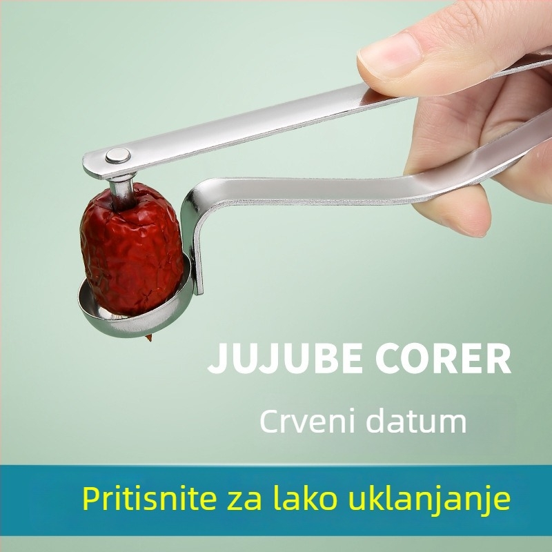 Alat za uklanjanje srži jujube — Kućni alat za otvaranje srži, Model 37R, PP materijal, Marka 20213