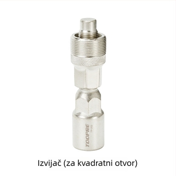 Alat za vađenje krunke za kvadratni spoj donje osovine, visoko ugljično čelik