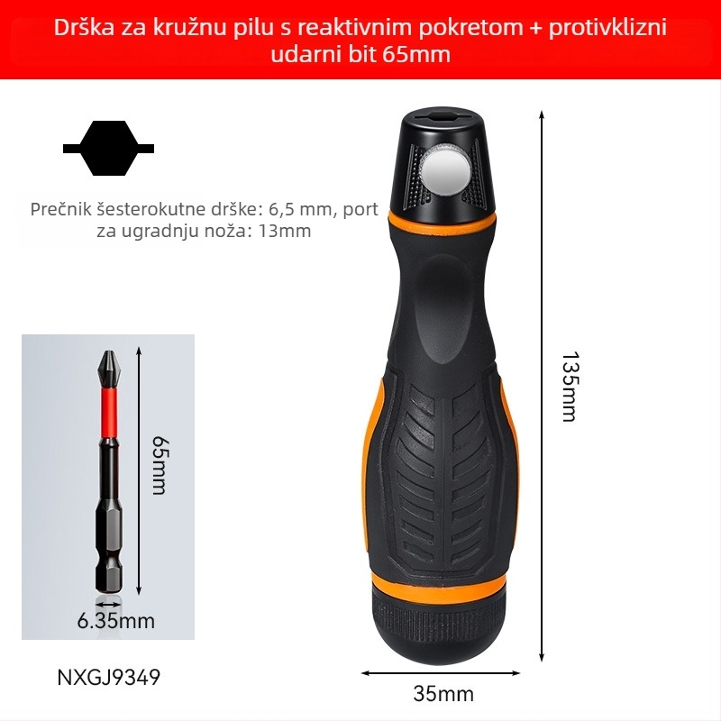 Višestruki dvostruki držač za pilu – glatko rezanje, jednostavna ugradnja, prenosivo skladištenje – Marka: Enjoy; Materijal: Guma