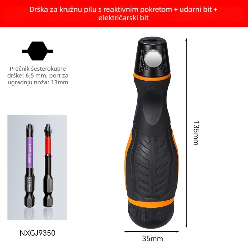 Višestruki dvostruki držač za pilu – glatko rezanje, jednostavna ugradnja, prenosivo skladištenje – Marka: Enjoy; Materijal: Guma