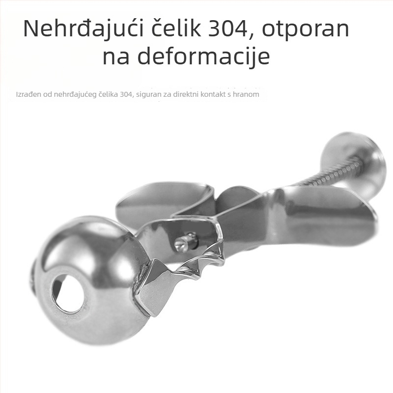 Odvojivač koštica voća — 304 nehrđajući čelik, kuhinjski alat za uklanjanje koštica iz jujube i trešanja; kategorija: voćni delić; uvedeno 2022.