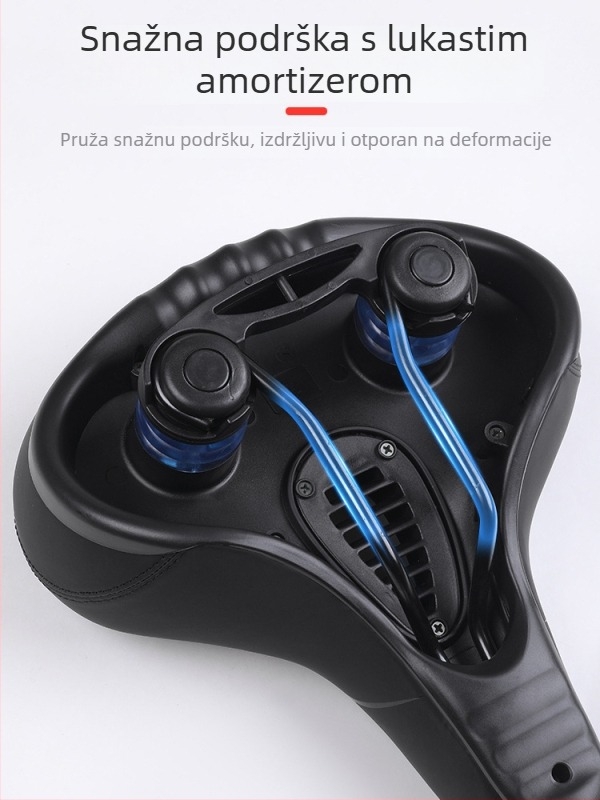 Sjedalo za bicikl Cross-speed sports KS-912ST-1, materijal koža/PU, za gorski bicikl