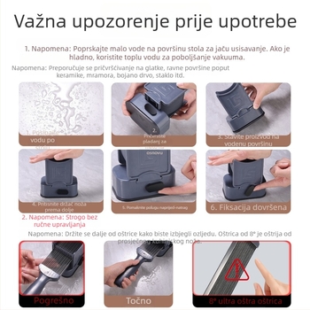 Rezač za meso Niu Xiang P6104 — 304 nehrđajući čelik, višenamjenski alat za rezanje na ploške i kockice mesa