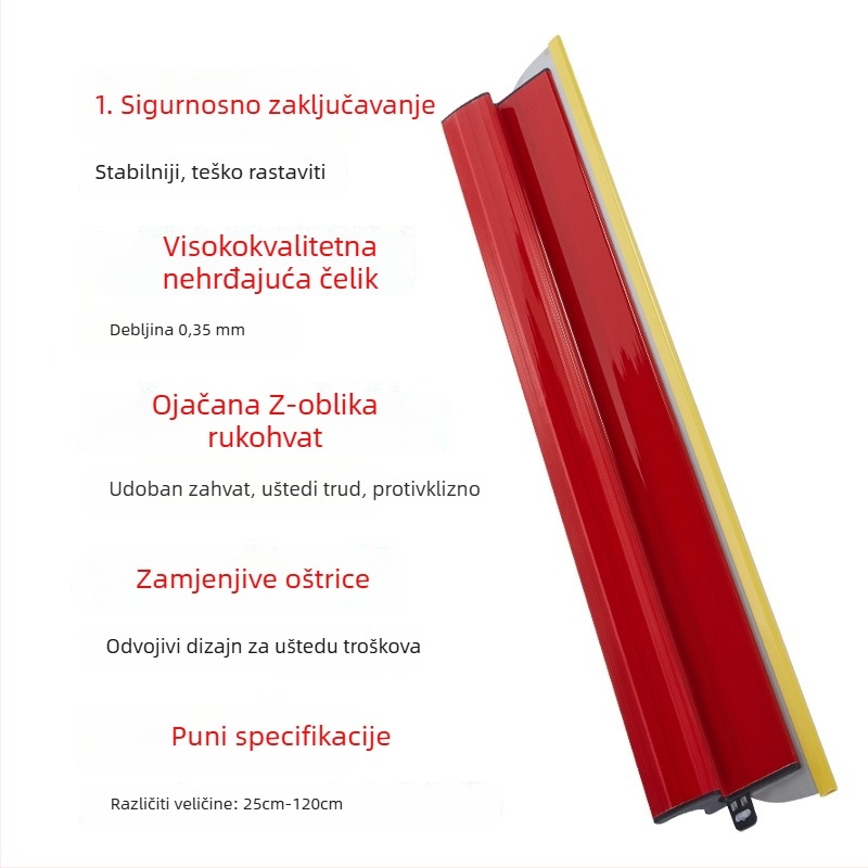 Ploški nož žbukanju zidova, od nehrđajućeg čelika, alat za niveliranje zidova