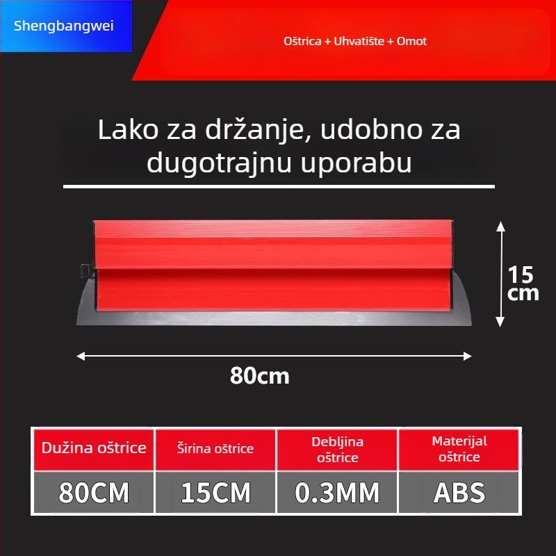 Ploški nož žbukanju zidova, od nehrđajućeg čelika, alat za niveliranje zidova