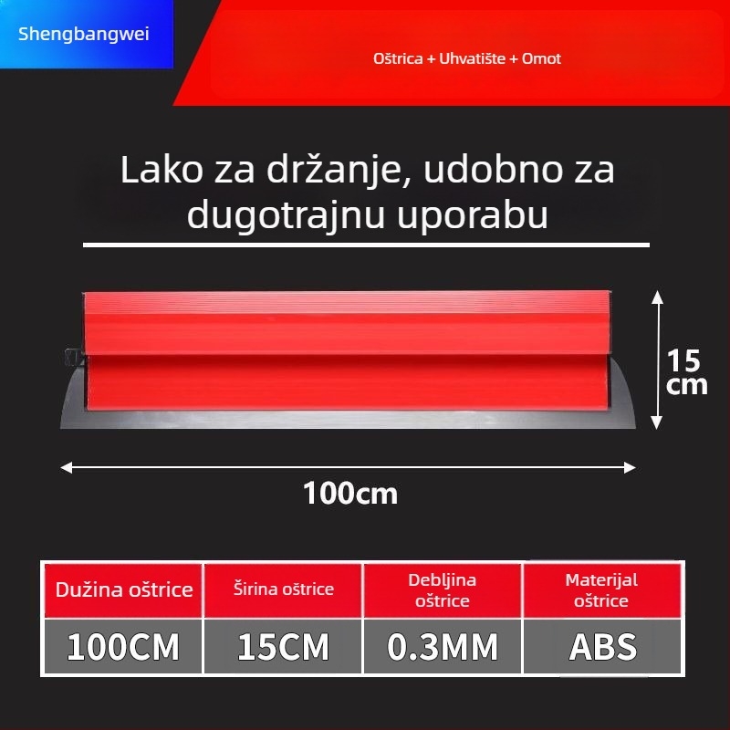 Ploški nož žbukanju zidova, od nehrđajućeg čelika, alat za niveliranje zidova