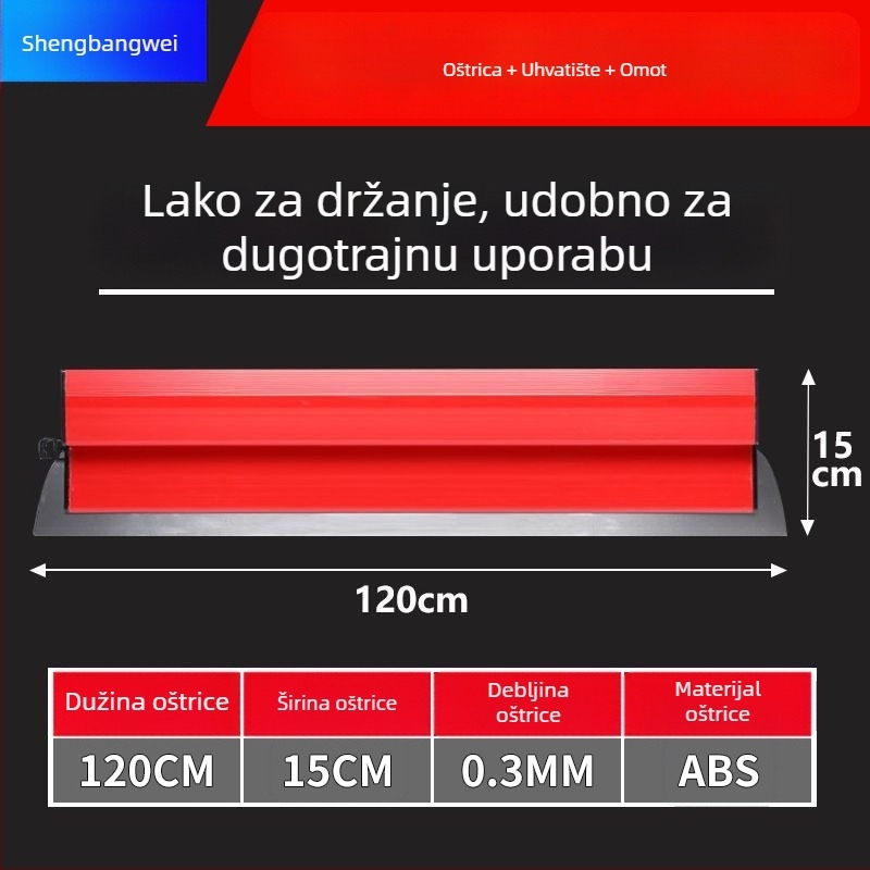 Ploški nož žbukanju zidova, od nehrđajućeg čelika, alat za niveliranje zidova