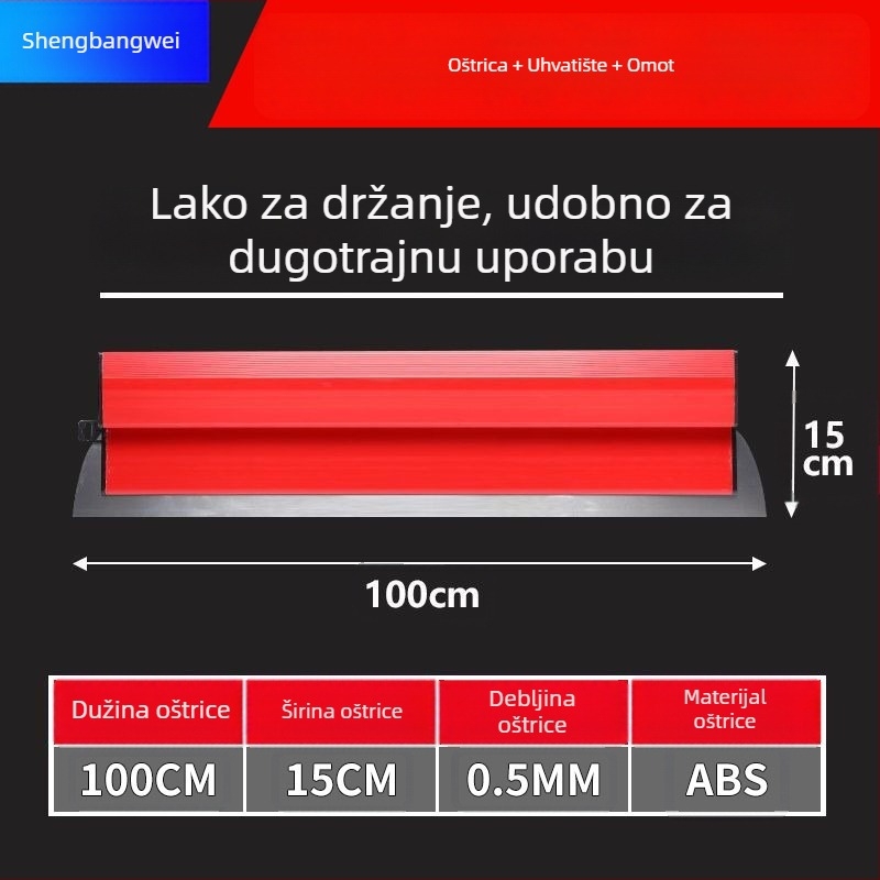 Ploški nož žbukanju zidova, od nehrđajućeg čelika, alat za niveliranje zidova