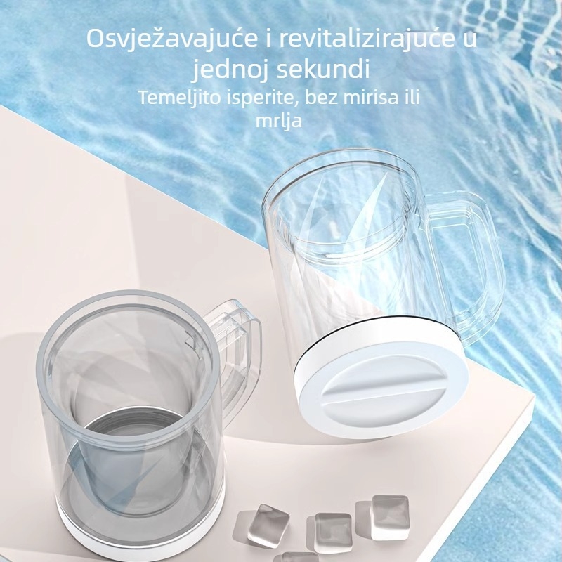 Dvostruko slojevita čaša za led, PP, 201–300 ml, moderni minimalistički stil, direktno konzumiranje