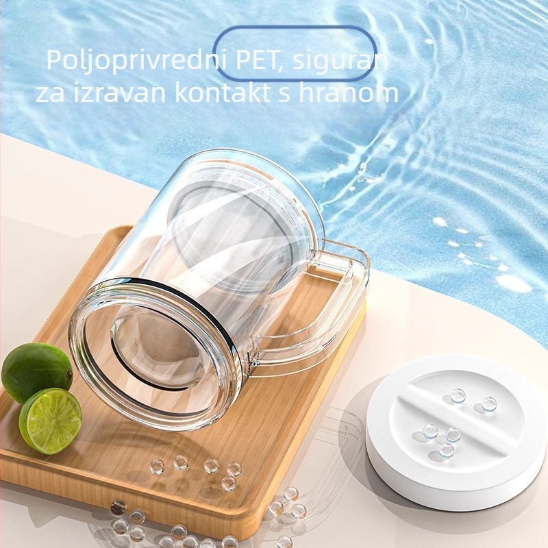 Dvostruko slojevita čaša za led, PP, 201–300 ml, moderni minimalistički stil, direktno konzumiranje